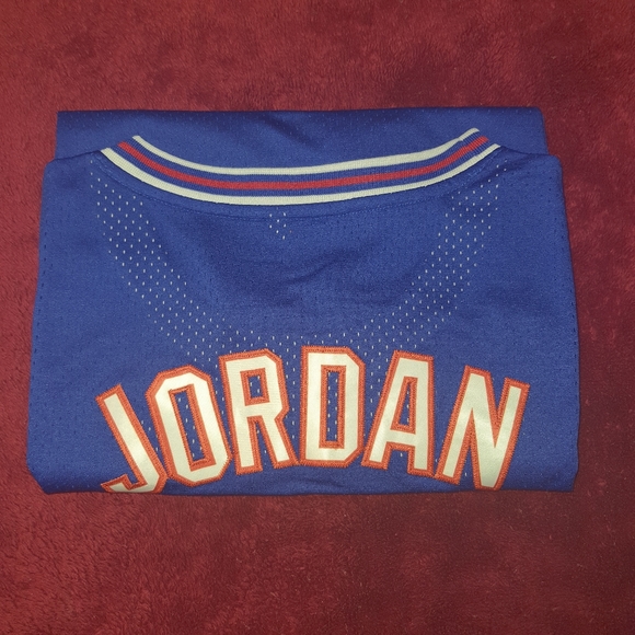 New Michael Jordan Space Jam Jersey TuneSquad Blue - Picture 3 of 3